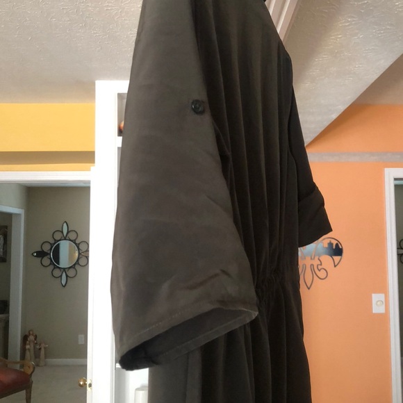 Mossimo army green dress, size S. Gently worn. - Picture 4 of 6